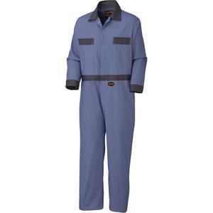 5133T Coveralls with Concealed Brass Buttons - Cotton, 40, 44, 48, 50, 52, 54, 56, 58, 60, Navy Blue, Men's