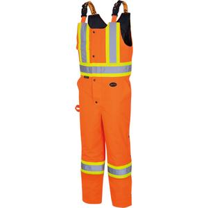 5040 Waterpoof Quilted Safety Overalls - High Visibility Orange, Silver/Yellow, Small, Medium, Large, X-Large, 2X-Large, 3X-Large, 4X-Large, 5X-Large, Polyester