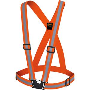5496 High-Visibility Safety Sash - High Visibility Orange, Silver, One Size, None, StarTech®