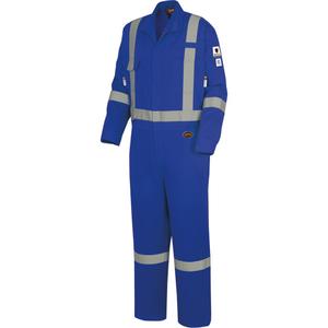 7709A "The Rock" FR-Tech® High Visibility FR/Arc Rated Coveralls - 36, 38, 40, 42, 44, 46, 48, 50, 52, 54, 56, 58, 60, 62, 64, 66, Royal Blue, 10 cal/cm², NFPA 70E/ASTM F1506/NFPA 2112, 2, CGSB 155.20-2017