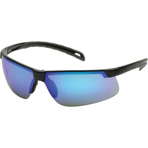 Ever-Lite® Safety Glasses - Meets/Exceeds CSA Z94.3/ANSI Z87+, Blue Mirror, None, CE/UKCA EN 176, Polycarbonate, 1.8 mm, 163.5 mm