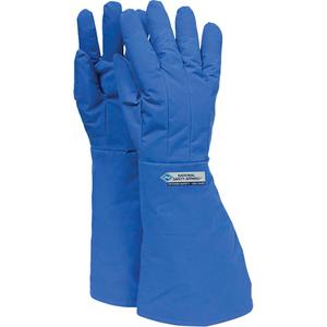 Waterproof Cryogenic Gloves - Medium, Large, X-Large, 18", Elbow Length, Laminated Nylon, Thinsulate™, EN 511 Level 2, EN 511 Level 3