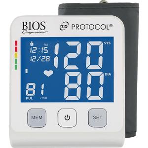 Precision Blood Pressure Monitor - Class 2, 10-Year Limited, 24-43 cm (9.4” - 17”), 9.6 x 7 cm (3.8" x 2.6"), Wide Range Cuff; Storage Case; AC/DC Adapter; Instruction Manual; Monitor