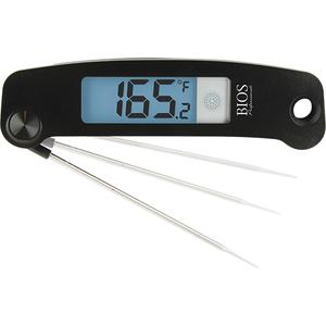 Folding Pocket Thermometer - Digital, Non-Medical, ±0.1°C/1.8°F, 4.5" (11.5 cm), '-40°F to 572°F (-40°C to 300°C)