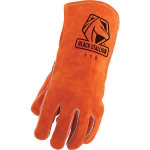 Select Shoulder Stick Glove - Left Hand Only - Large, Cotton, Split Cowhide
