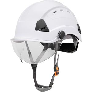 Fibre Metal Safety Helmet - Ratchet, White, Orange, Grey, Black, Red, Non-Vented, ANSI Type I, ANSI Class C/ANSI Class G, PC/ABS, '+122° F (+50° C), '-22° F (-30° C LT)