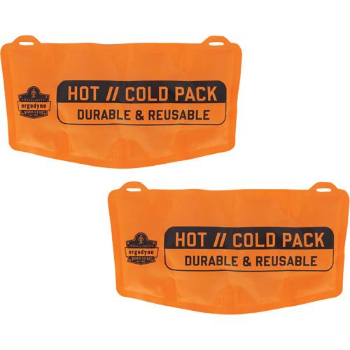 ProFlex 6275 Reusable Hot/Cold Pack Replacement - Orange, (2) Cooling/Warming Packs