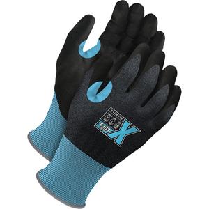 Cut-X Cut-Resistant Touchscreen Gloves - 10, 7, 8, 9, 11, 21, HPPE/Stainless Steel/Polyester, Polyurethane, Dipped Palm, ASTM ANSI Level A7, ANSI/ISEA 105 Level 3, Unrated, ANSI/ISEA 105 Level 3, Unrated