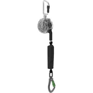 V-TEC™ ALTAKS Personal Fall Limiter-Cable - 10', 1, Galvanized Steel, Swivel, Carabiner, Aluminum, Carabiner, Aluminum, SRL, 310 lbs. (ANSI & CSA), 400 lbs. (OSHA), OSHA 1926.502, OSHA 1910.140, ANSI Z359.14-2021