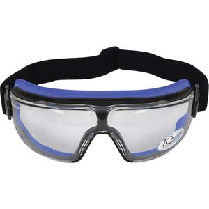 LPX™ IQuity Safety Goggles - Clear, ANSI Z87+, Anti-Fog/Anti-Scratch, Elastic