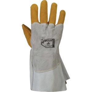Endura® 335DBP Welding Gloves - Small, Medium, Large, X-Large, Unlined, Split Cowhide/Split Elkhide, ANSI Level 2