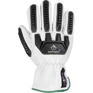 Endura® 378GKGTVBE Vibration-Dampening Driver's Winter Gloves - X-Small, Small, Medium, Large, X-Large, 2X-Large, 3X-Large, Non-Knit, TenActiv™/Goatskin, Not Coated, Not Coated, ASTM ANSI Level A6, Unrated