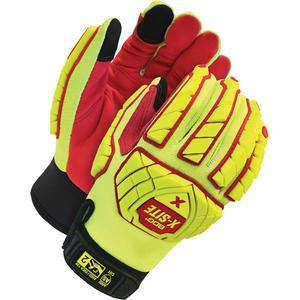 Microfiber Impact-Resistant Performance Gloves - Large, Medium, Small, 2X-Large, X-Large, X-Small, Spandex, Not Coated, Not Coated, ASTM ANSI Level A5, ANSI/ISEA 105 Level 4, Unrated, ANSI/ISEA 105 Level 5