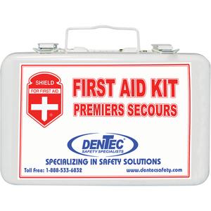 Shield™ Basic First Aid Kit - Meets CSA Z1220-17 Type 2 Low-Risk Environment, Medium (26-50 Workers), Metal Box, Bulk, Class 2