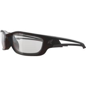 Kazbek XL Safety Glasses - Meets/Exceeds CSA Z94.3/ANSI Z87+/MCEPS GL-PD 10-12, Clear, Anti-Scratch/Vapour Barrier, Black, Nyl/TPR/PC