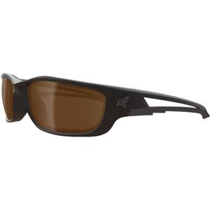 Kazbek XL Safety Glasses - Meets/Exceeds CSA Z94.3/ANSI Z87+/MCEPS GL-PD 10-12, Copper, Anti-Scratch/Polarized, Black, Nyl/TPR/PC