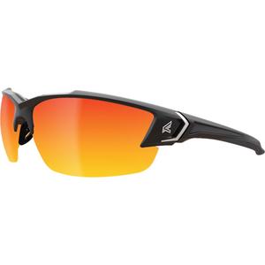 Khor G2 Safety Glasses - Meets/Exceeds CSA Z94.3/ANSI Z87+/MCEPS GL-PD 10-12, Mirror/Red, Anti-Scratch, Black, Nyl/TPR/PC