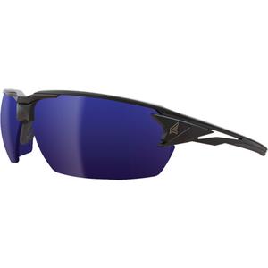Pumori Safety Glasses - Meets/Exceeds CSA Z94.3/ANSI Z87+/MCEPS GL-PD 10-12, Blue Mirror, Anti-Scratch, Black, Nylon/TPR/PC