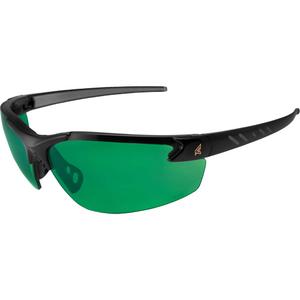 Zorge G2 Safety Glasses - Meets/Exceeds CSA Z94.3/ANSI Z87+/MCEPS GL-PD 10-12, Green, Anti-Scratch, Black, Nylon/TPR/PC
