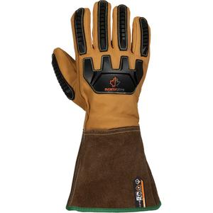Endura® 378TXTVBG Cold-Rated Impact & Cut Resistant Winter Gloves - X-Small, Small, Medium, Large, X-Large, 2X-Large, 3X-Large, Non-Knit, Thinsulate™/Cowhide, Not Coated, Not Coated, ASTM ANSI Level A7