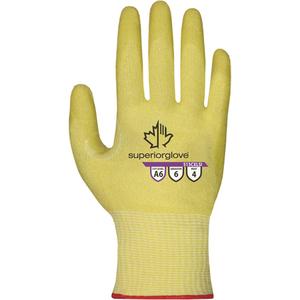 Emerald CX® S13CXLSI Non-Marring Heat-Resistant Gloves - 10, 6, 7, 8, 9, 11, 13, Acrylic, Silicone, Dipped Palm, ASTM ANSI Level A6, ANSI/ISEA 105 Level 6, Unrated, ANSI/ISEA 105 Level 2, Unrated, ANSI Level 4 (260°C or 500°F)