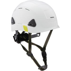 Fibre Metal Climbing Style Safety Helmet - Ratchet, White, Yellow, Green, Grey, Black, Brown, Red, High Visibility Orange, Dark Blue, Multi-Colour, Vented, ANSI Type II/Meets/Exceeds CSA Type 2