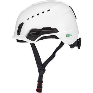 V-Gard H2™ Safety Helmet - Ratchet, White, Yellow, Vented, ANSI Type II, ANSI Class C