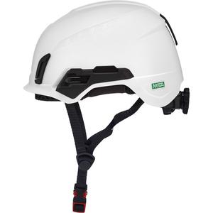 V-Gard H2™ Safety Helmet - Ratchet, White, Yellow, Non-Vented, ANSI Type II, ANSI Class E
