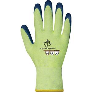 High-Visibility Cut Resistant S18TXLX Gloves - X-Large/10, X-Small/6, Small/7, Medium/8, Large/9, 2X-Large/11, 3X-Large/12, 18, TenActiv™, Latex, Dipped Palm, ASTM ANSI Level A9, ANSI/ISEA 105 Level 4