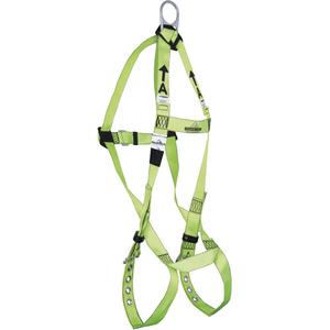 FBH-10022A Compliance Series Safety Harness - Fall Arrest, A, 400 lbs., Universal, Back, Tongue Buckle, Pass-Through/Mating, CSA Z259.10 (Class A), ANSI Z359.11, OSHA