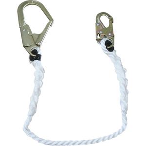 LAN-1242-4 5/8" Restraint Rope Lanyard - 4', A, Snap Hook, Form Hook, 1, 2