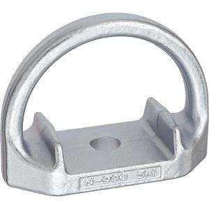 CP-10011-1 Anchor with 1/2" Hole - Permanent, Bolt-On, 1/2" (13 mm), 5000 lbs. (22 kN), CSA Z259.15, ANSI Z359.18, OSHA, 310 lbs. (141 kg)