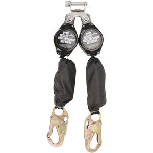 SRL-70502-6LE Self-Retracting Lifeline with Pack - 6', 2, Dyneema®, Swivel, Snap Hook, Aluminum, Without Unit Connector, Steel, SRL-LE, 4.12 kN (926 lbf), 310 lbs. (141 kg), CSA Z259.2.2-2017, ANSI Z359.14-2014