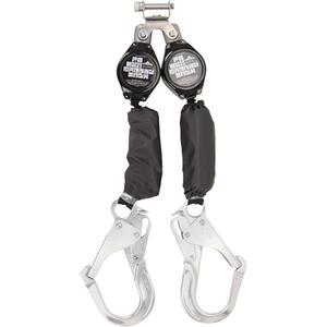 SRL-70602-6LE Self-Retracting Lifeline with Pack - 6', 2, Dyneema®, Swivel, Form Hook, Aluminum, Without Unit Connector, Steel, SRL-LE, 4.12 kN (926 lbf), 310 lbs. (141 kg), CSA Z259.2.2-2017, ANSI Z359.14-2014