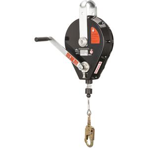 SRL-73303-96 Cable Self-Retracting Lifeline with Recovery - 96', 1, Galvanized Steel, Swivel, Snap Hook, Aluminum, Carabiner, Steel, SRL, 8 kN (1350 lbf), 310 lbs. (141 kg), CSA Z259.2.2-2017, ANSI Z359.14-2014