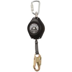 SRL-80302-18LE Self-Retracting Lifeline - 18', 1, Dyneema®, Swivel, Snap Hook, Carabiner, Steel, SRL-LE, 4.12 kN (926 lbf), 310 lbs. (141 kg), CSA Z259.2.2-2017, ANSI Z359.14-2014, Class B, B