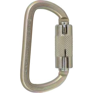 CP-03015-2 Zinc Plated Carabiner with 3/4" Gate Opening - Steel, 3/4"
