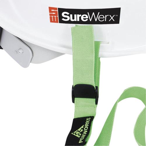 CP-24400-1 Hard Hat Lanyard - 2 lbs., High Strength Elastic, Green - Image 2
