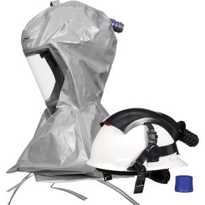 Versaflo™ S-Series Hood Assembly S-867 with Sealed Seams Inner Shroud & Hardhat - Standard, Hard Top, Single, 1000, White, 3M™ Powered Air Purifying and Supplied Air Respirator Systems