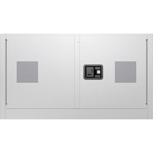 4kWh TECR Lithium-Ion Battery Charging Cabinet - Grey, 2, 1, Manual, 43", 18", 24", 39.5"W x 14.562"D x 19.5"H, 65 lbs. Evenly Distributed