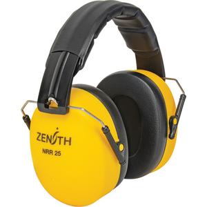 Passive Ear Muffs - Headband, None, 25, ANSI S3.19, Yellow