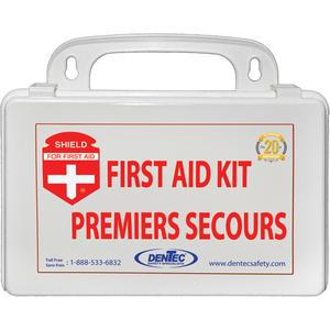 Shield™ First Aid Kit - Meets CSA Z1220-17 Type 1 Personal/British Columbia, Personal (1 Worker), Plastic Box, Bulk