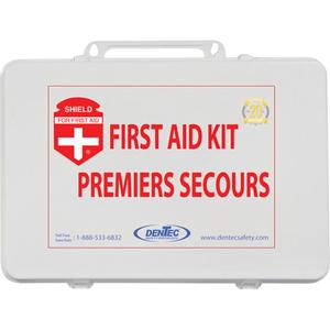 Shield™ First Aid Kit - Meets CSA Z1220-17 Type 2 Low-Risk Environment/British Columbia, Medium (26-50 Workers), Plastic Box, Bulk