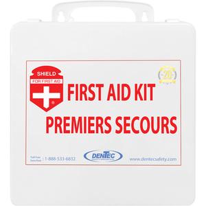 Shield™ First Aid Kit - Meets/Exceeds CSA Z1220-24 Type 2 Low-Risk Environment, Medium (26-50 Workers), Plastic Box, Bulk