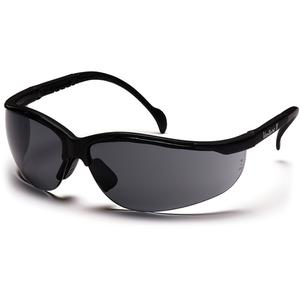 Venture II® Half-Frame Safety Glasses - Meets/Exceeds CSA Z94.3/ANSI Z87+, Grey, Anti-Fog/Anti-Scratch/Anti-Static, Black