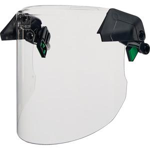 V-Gard® H1 Face Shield - 4-3/10", 9-4/5", Polycarbonate, Clear, Ratchet/Pivot, Meets/Exceeds CSA Z94.3/ANSI Z87+, EN 166
