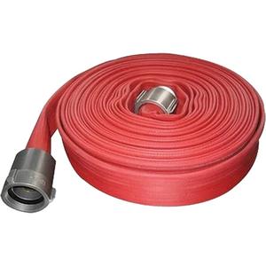 Nitrile Rubber Fire Hose - 10', 2-1/2", 200, ULC Approved