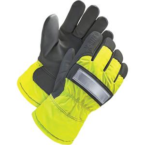 High-Visbility Fitter's Glove - Large, X-Large, 2X-Large, Thinsulate™, Grain Goatskin, Safety, Polyester