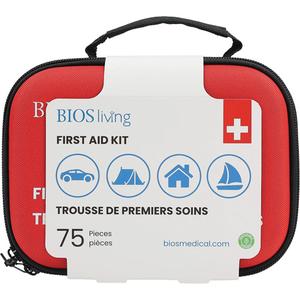 75-Piece Home & Travel First Aid Kit - Nylon Bag