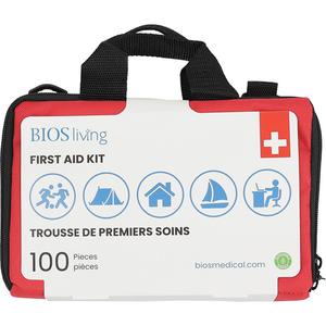 100-Piece Home & Travel First Aid Kit - Nylon Bag